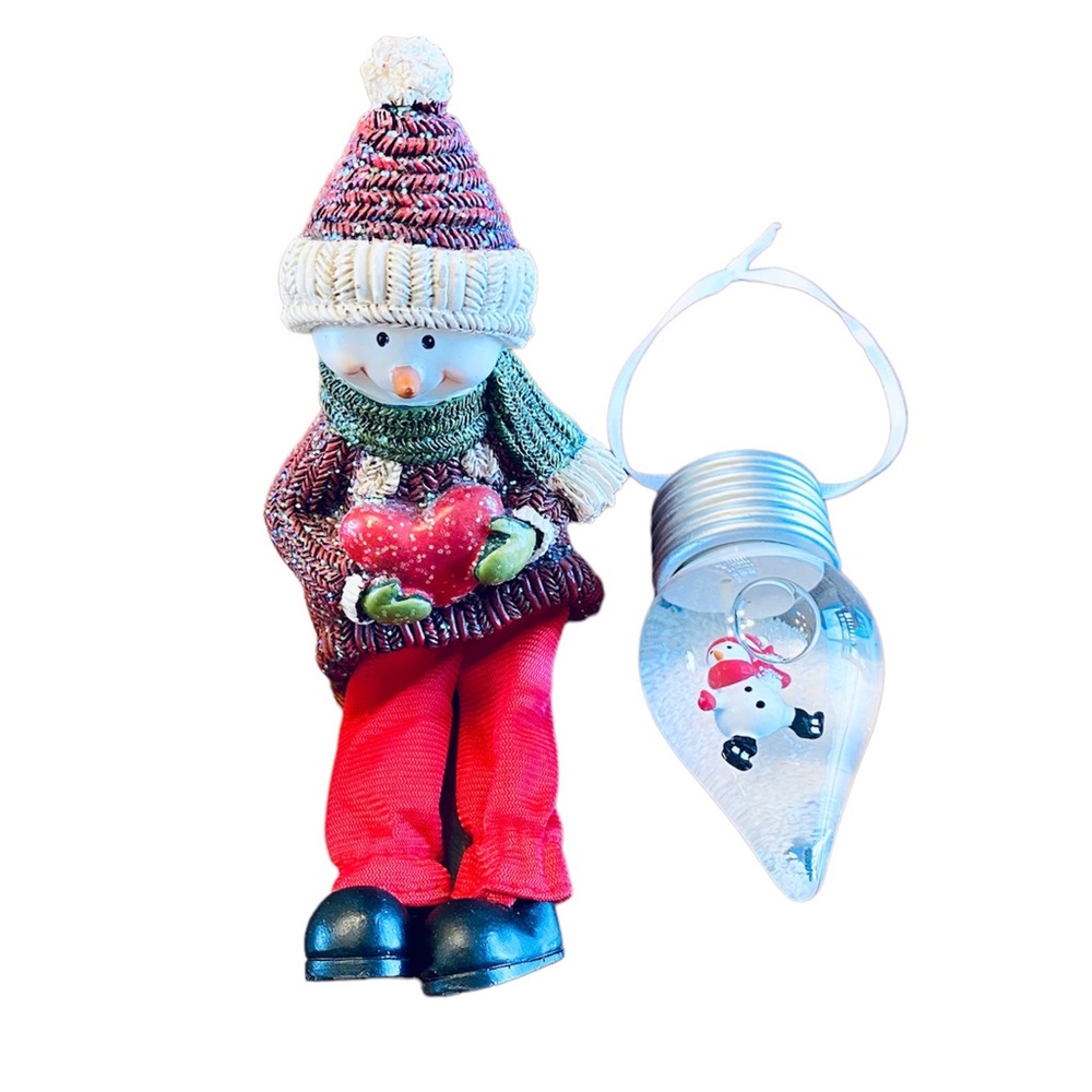 snowman holiday décor